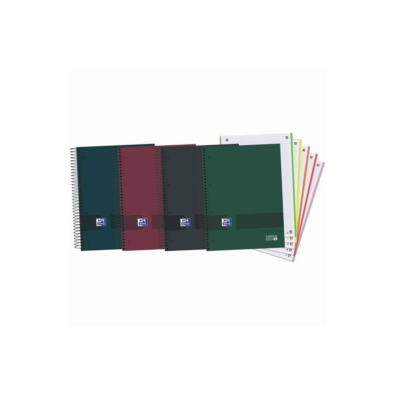 400159032 OXFORD CUADERNO & YOU EUROPEANBOOK 5 WRITE&ERASE 120H A4+ 5X5 MICROPERFORADO TAPA EXTRADURA C/SURTIDOS NEUTROS