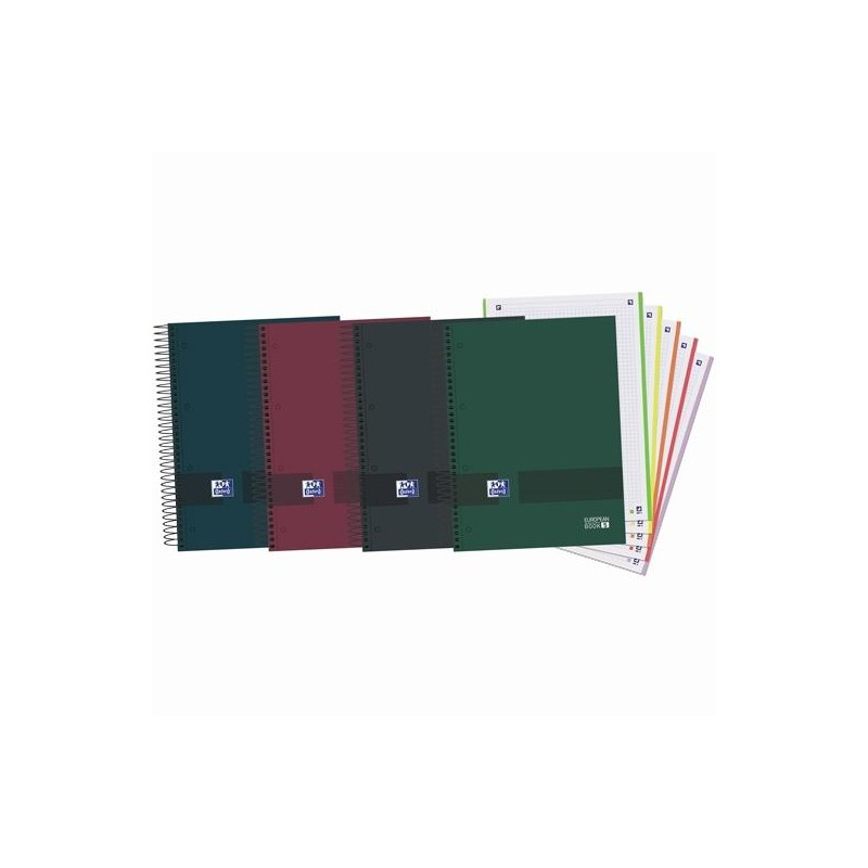 400159033 OXFORD CUADERNO & YOU EUROPEANBOOK 5 WRITE&ERASE 120H A5+ 5X5 MICROPERFORADO TAPA EXTRADURA C/SURTIDOS NEUTROS