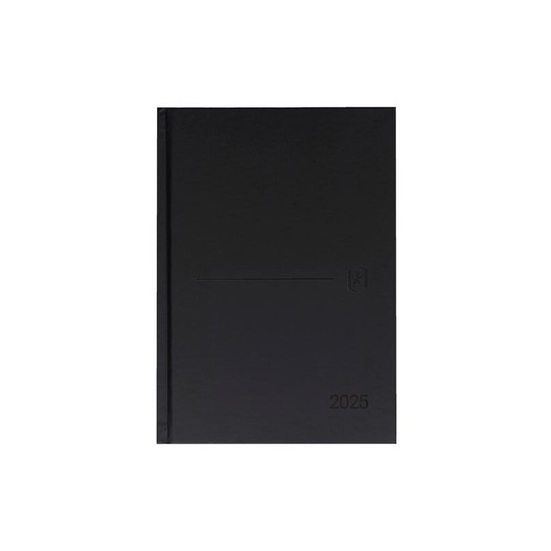 400189834 OXFORD AGENDA ANUAL CLASSIC A5 DÍA PÁGINA 2025 NEGRO