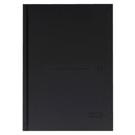 400189834 OXFORD AGENDA ANUAL CLASSIC A5 DÍA PÁGINA 2025 NEGRO