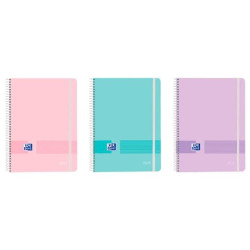 400190006 OXFORD AGENDA ANUAL LIVE&GO A5 ESPIRAL SEMANA VISTA 2025 C/SURTIDOS PASTEL