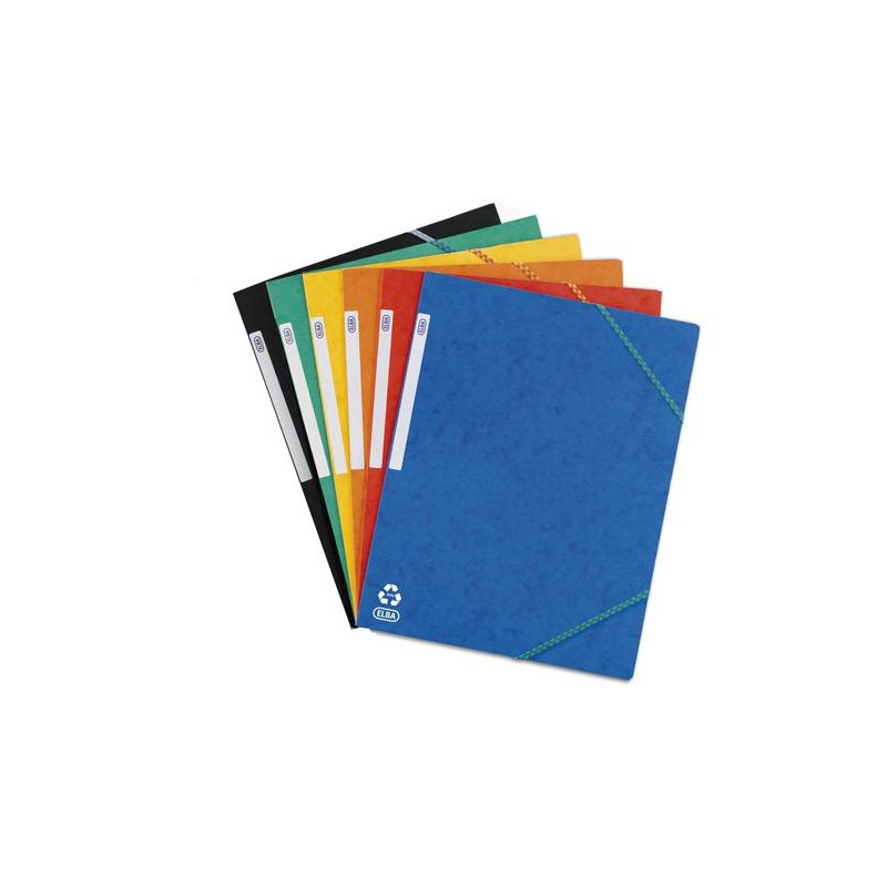 400114319 OXFORD CARPETA DE GOMAS TOP FILE CARTULINA A4+ COLORES CLÁSICOS -10U-