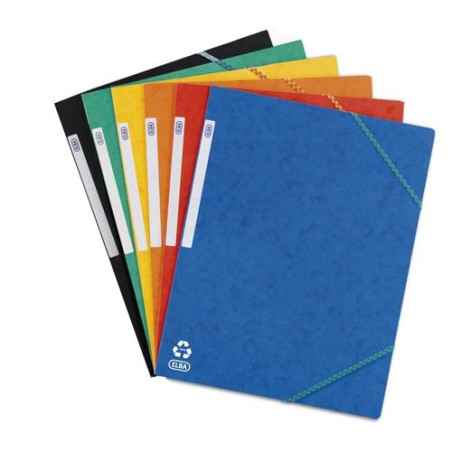 400114319 OXFORD CARPETA DE GOMAS TOP FILE CARTULINA A4+ COLORES CLÁSICOS -10U-