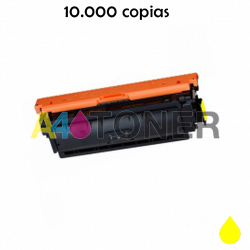 040HY toner amarillo compatible generico con Canon 0455C001