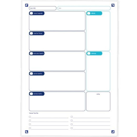 400162338 OXFORD RECAMBIO PLANNER SEMANAL PARA EBINDER A4 30H