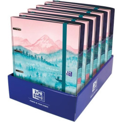 400171446 OXFORD CARPETA ANILLAS EUROPEANBINDER 4X35MM ICE EXPLORER C/RECAMBIO 5/SECC. PASTEL 5X5 A4+ C/SURTIDOS