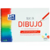 400148232 OXFORD BLOC DIBUJO ESCOLAR T/ BLANDA ESPIRAL 20H 130GR A4+ LISO BLANCO