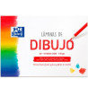 400151292 OXFORD LÁMINAS PARA DIBUJO ESCOLAR PACK 10 HOJAS 130GR A4 LISO BLANCO