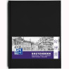 400152623 OXFORD CUADERNO COSIDO ESBOZO ARTBOOK 96H A4 LISO 100GR PAPEL COLOR CREMA TAPA EXTRADURA NEGRO