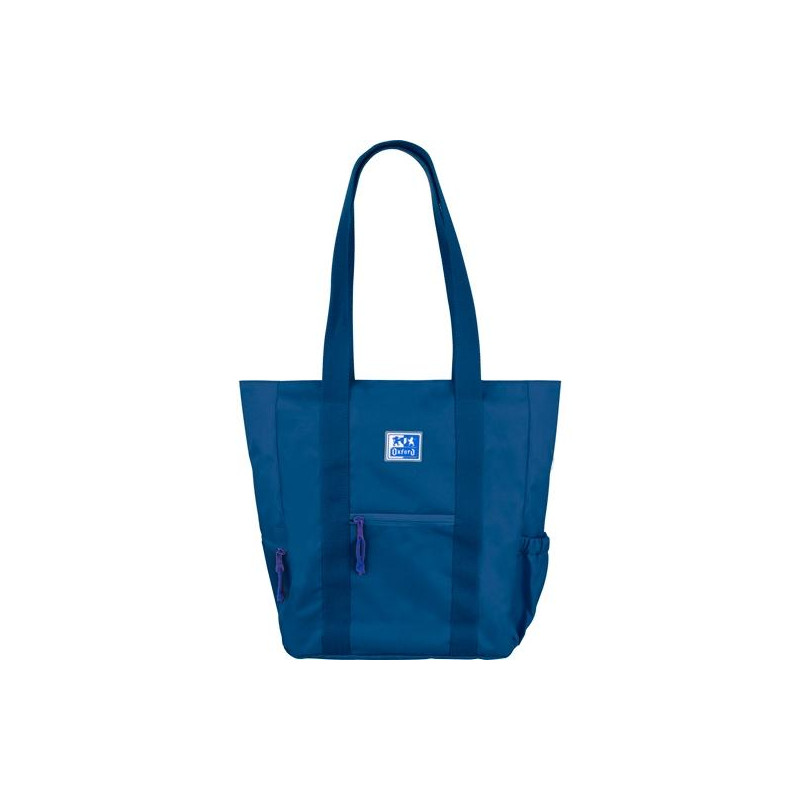 400174104 OXFORD TOTE BAG B-TRENDY OXFBAG RPET AZUL MARINO