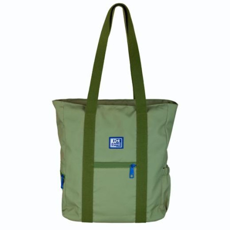 400183032 OXFORD TOTE BAG B-TRENDY OXFBAG RPET VERDE SAFARI