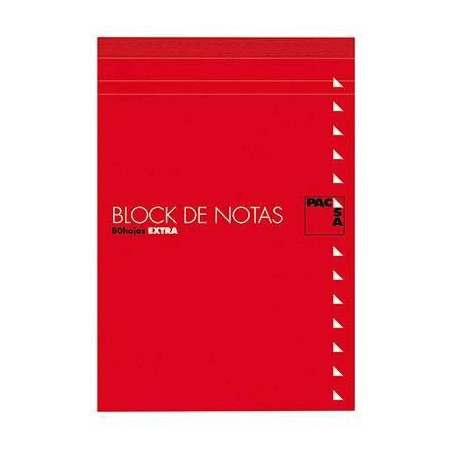 18900 PACSA BLOC NOTAS 80H TREPADAS FOLIO 4X4 CON TAPA -10U-