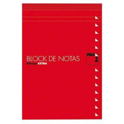 18902 PACSA BLOC NOTAS 80H TREPADAS FOLIO LISO CON TAPA -10U-