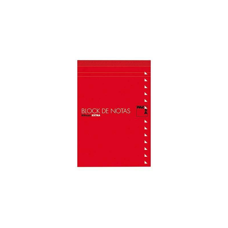 18902 PACSA BLOC NOTAS 80H TREPADAS FOLIO LISO CON TAPA -10U-