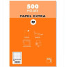 22081 PACSA PAQUETE PAPEL EXTRA 500H A4 80GR 6X6MM SIN TALADROS BLANCO