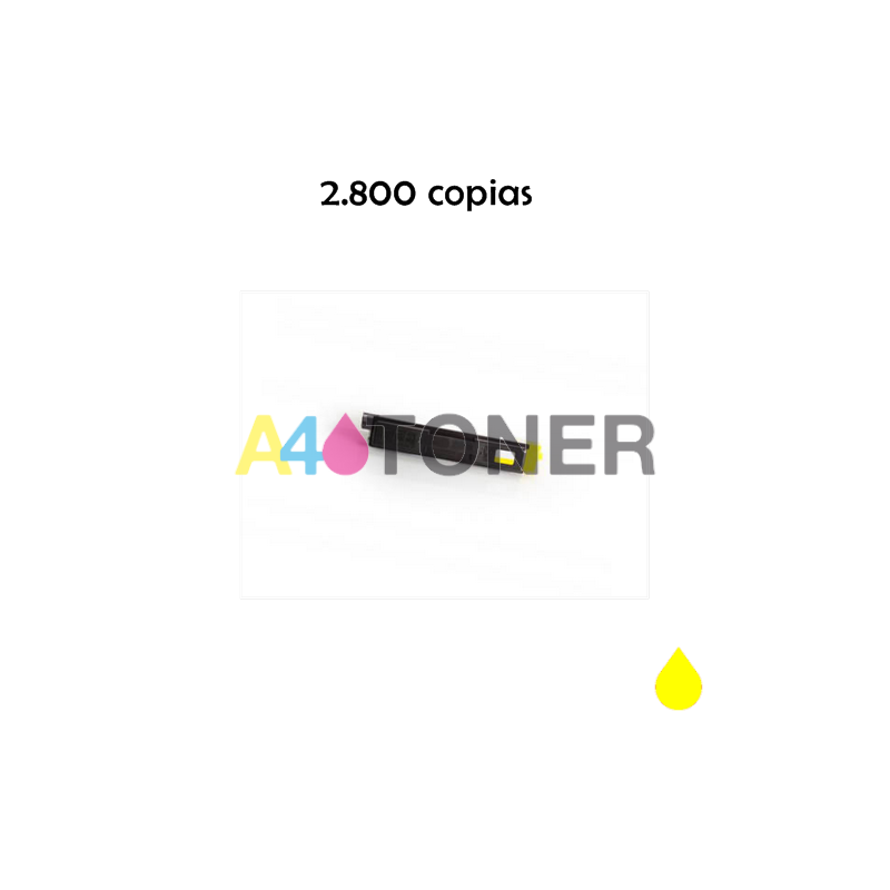 B0951 toner compatible amarillo genérico con Olivetti B0951