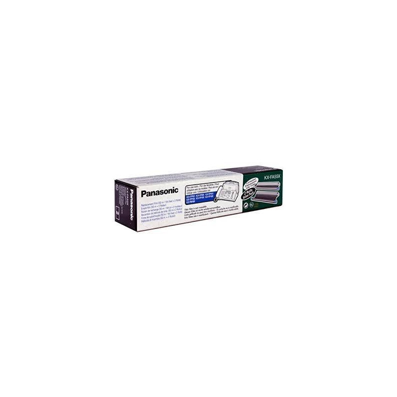 KX-FA55X PANASONIC CINTA DE TRANSFERENCIA TÉRMICA FAX KX-FP 181/185/151SP (PACK 2)