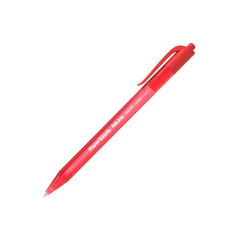 S0957050 PAPER MATE INKJOY 100 BOLÍGRAFO RETRÁCTIL TRIANGULAR ROJO -20U-