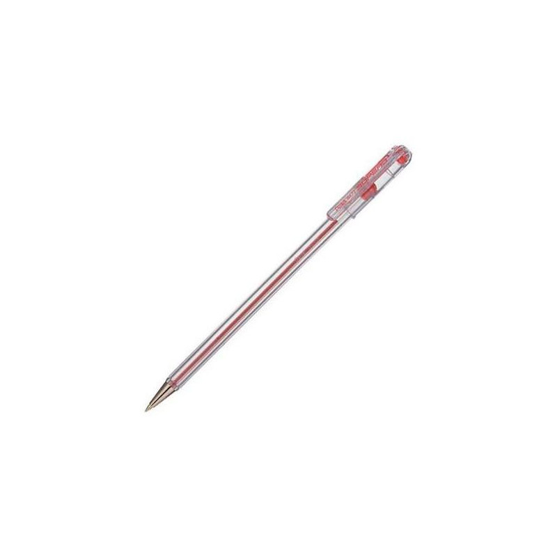 BK77-Pentel-B PENTEL BOLÍGRAFO SUPERB BK77 ROJO CAJA 12 UD