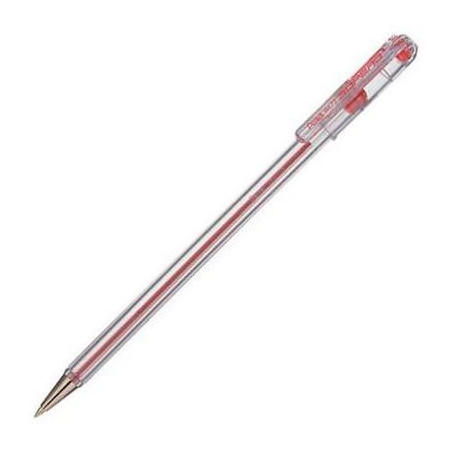 BK77-Pentel-B PENTEL BOLÍGRAFO SUPERB BK77 ROJO CAJA 12 UD