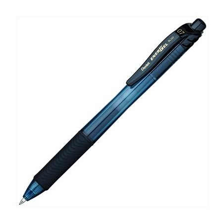 BL107-AX PENTEL BOLÍGRAFO ENERGEL RETRÁCTIL PUNTA 0.7MM NEGRO CAJA 12 UD