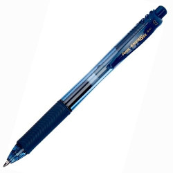 BL107-CAX PENTEL BOLÍGRAFO ENERGEL RETRÁCTIL PUNTA 0.7MM AZUL MARINO CAJA 12 UD