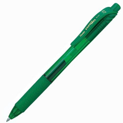 BL107-DX PENTEL BOLÍGRAFO ENERGEL RETRÁCTIL PUNTA 0.7MM VERDE CAJA 12 UD