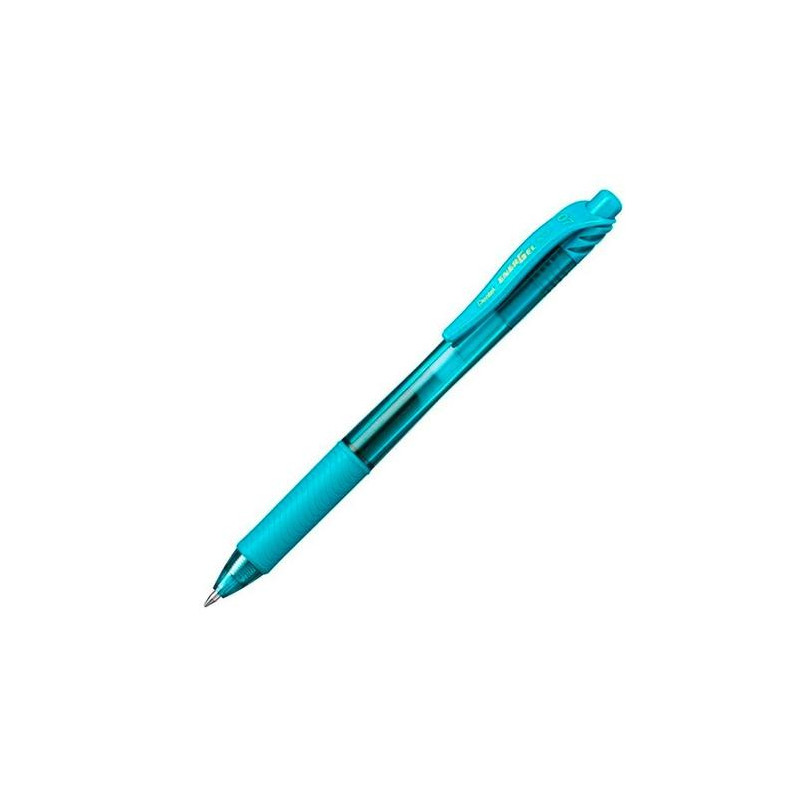 BL107-SX PENTEL BOLÍGRAFO ENERGEL RETRÁCTIL PUNTA 0.7MM AZUL CLARO CAJA 12 UD