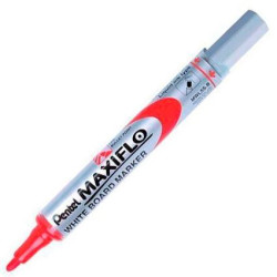 MWL5S-Pentel-B PENTEL MARCADOR PIZARRA BLANCA MAXIFLO MWL-5S ROJO CAJA 12 UD