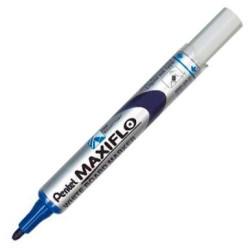 MWL5S-Pentel-C PENTEL MARCADOR PIZARRA BLANCA MAXIFLO MWL-5S AZUL CAJA 12 UD