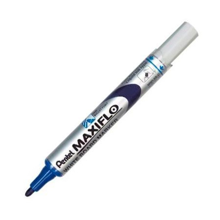 MWL5S-Pentel-C PENTEL MARCADOR PIZARRA BLANCA MAXIFLO MWL-5S AZUL CAJA 12 UD