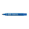 N50-CE PENTEL PEN N50-BE MARCADOR PERMANENTE CUERPO ALUMINIO AZUL Y PUNTA MEDIA CONICA -12U-