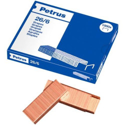 55710 PETRUS GRAPAS 26/6 CAJA DE 1000 UD COBREADAS