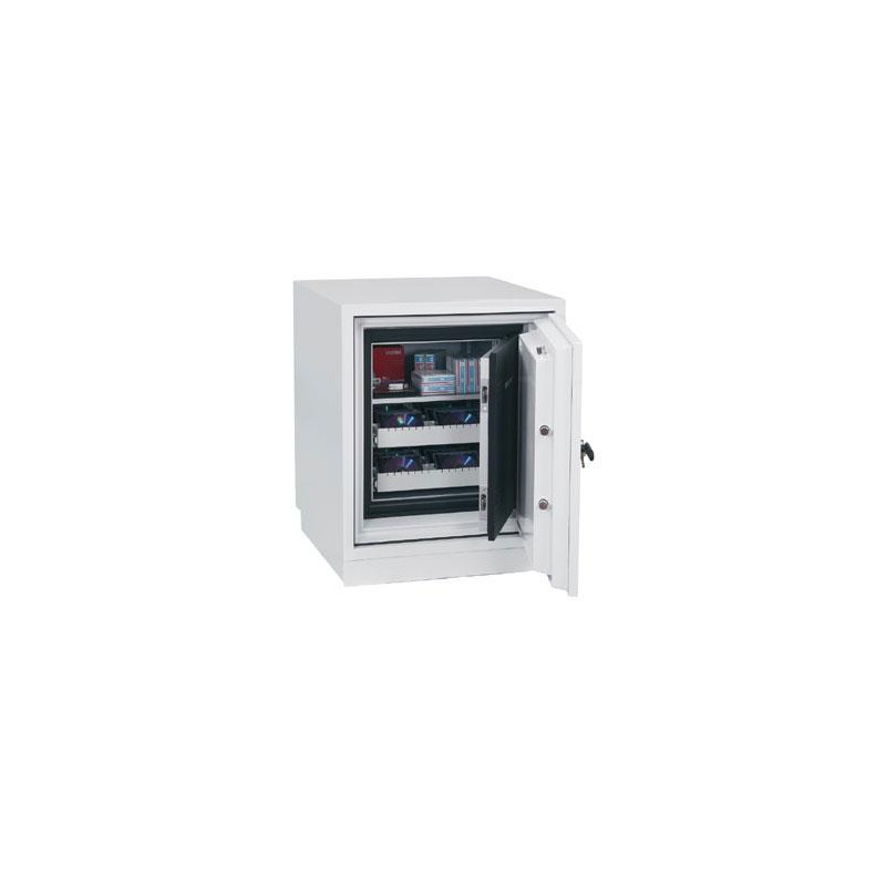 DS2003K PHOENIX CAJA DE SEGURIDAD IGNIFUGA DATACARE 770X690X720MM 77L CERRADURA DE LLAVE BLANCO