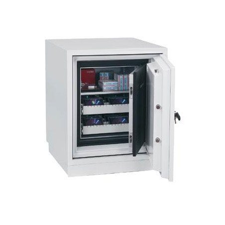 DS2003K PHOENIX CAJA DE SEGURIDAD IGNIFUGA DATACARE 770X690X720MM 77L CERRADURA DE LLAVE BLANCO