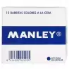 MNC04442 MANLEY ESTUCHE DE 12 CERAS 60MM (1) BLANCO
