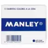 MNC04475 MANLEY ESTUCHE DE 12 CERAS 60MM (4) AMARILLO CLARO