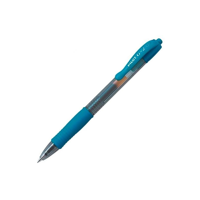 BL-G2-7-LB PILOT BOLÍGRAFO TINTA DE GEL G-2 0.7 RETRÁCTIL AZUL TURQUESA