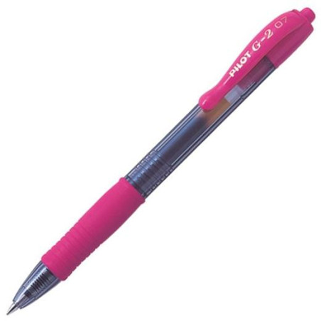 BL-G2-7-P PILOT BOLÍGRAFO TINTA DE GEL G-2 RETRÁCTIL 0.7 ROSA