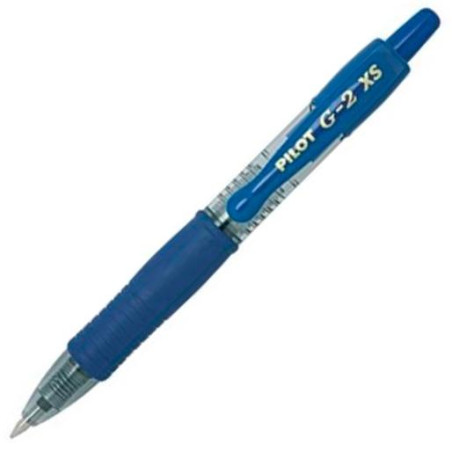 BL-G2-XS-7-L PILOT ROLLER TINTA DE GEL G2 PIXIE XS RETRÁCTIL 0.7 AZUL