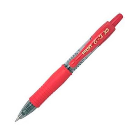 BL-G2-XS-7-R PILOT ROLLER TINTA DE GEL G2 XS PIXIE RETRÁCTIL 0.7 ROJO