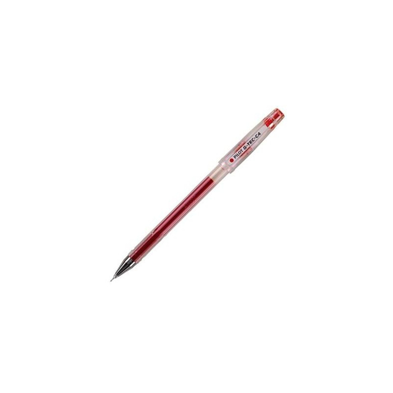 BL-GC4-R PILOT ROLLER TINTA DE GEL G-TEC-C4 ROJO