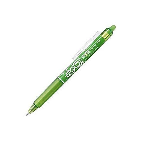 BLRT-FR7-LG PILOT BOLÍGRAFO TINTA BORRABLE FRIXION CLICKER 0.7 VERDE LIMA