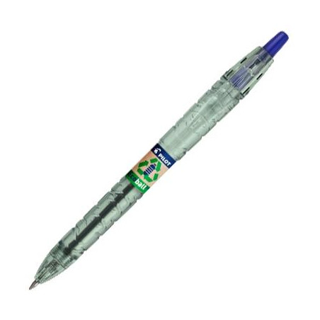 BP-B2PEB-M-L-BG PILOT BOLÍGRAFO ECOBALL PLÁSTICO RECICLADO 1.0MM RECARGABLE AZUL