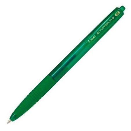 BPGG-8R-M-G PILOT BOLÍGRAFO SUPERGRIP G RETRÁCTIL 1.0MM VERDE