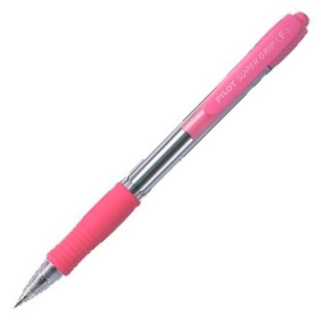 BPGP-10R-M-P PILOT BOLÍGRAFO SUPERGRIP M ROSA