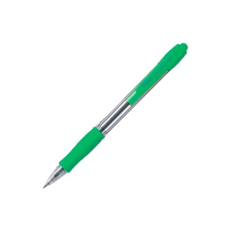 BPGP-10R-M-SG PILOT BOLÍGRAFO SUPERGRIP M VERDE CLARO