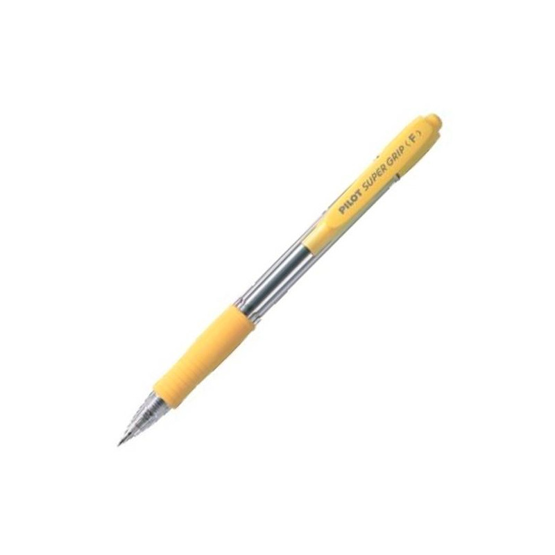 BPGP-10R-M-Y PILOT BOLÍGRAFO SUPERGRIP M AMARILLO