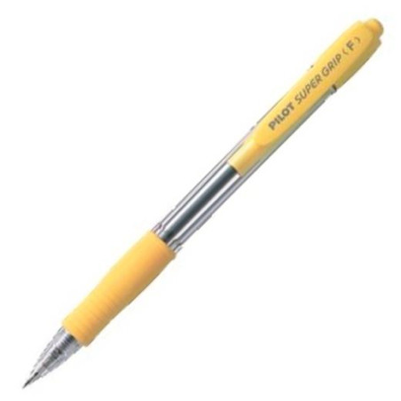 BPGP-10R-M-Y PILOT BOLÍGRAFO SUPERGRIP M AMARILLO