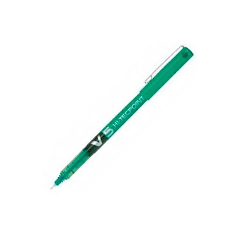 BX-V5-G PILOT ROLLER TINTA LÍQUIDA V-5 HI-TECPOINT VERDE